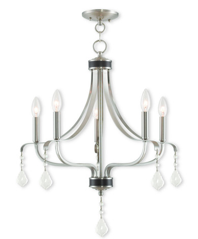 Mid. Chandeliers Candle by Livex Lighting ( 107 | 40785-91 Laurel ) 
