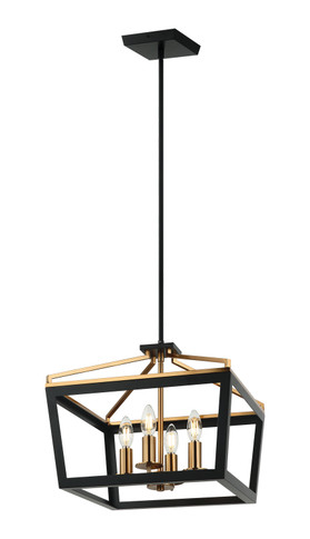 Mini Chandeliers Candle by Matteo Lighting ( 423 | C67004BKAG Mavonshire ) 