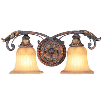 Bathroom Fixtures Two Lights by Livex Lighting ( 107 | 8552-63 Villa Verona ) 