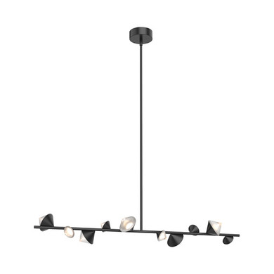 Linear/Island 4 Light + by Kuzco Lighting ( 347 | LP50851-BK Geode ) 