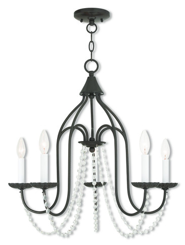 Mid. Chandeliers Candle by Livex Lighting ( 107 | 40795-92 Alessia ) 