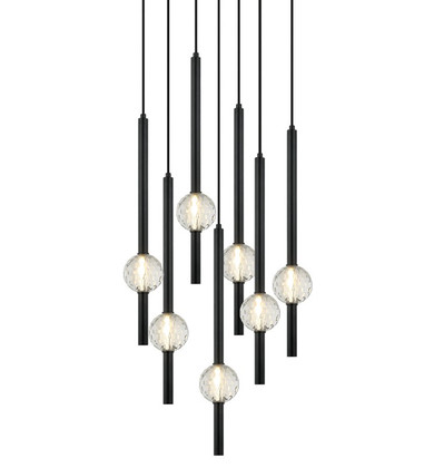 Mid. Chandeliers Multi-Port/Cascade by Matteo Lighting ( 423 | C68907MB Windchimer ) 