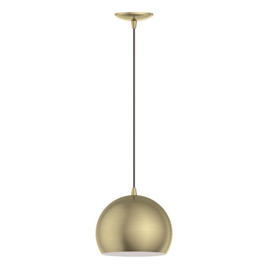 Mini Pendants Metal Shade by Livex Lighting ( 107 | 40801-01 Piedmont ) 