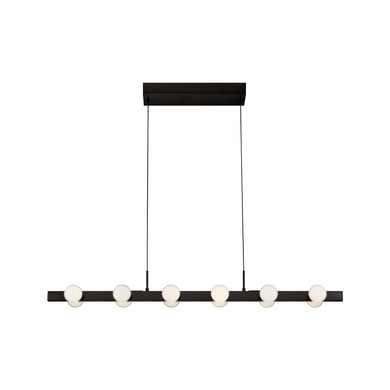 Linear/Island 4 Light + by Kuzco Lighting ( 347 | LP63436-BK Rezz ) 