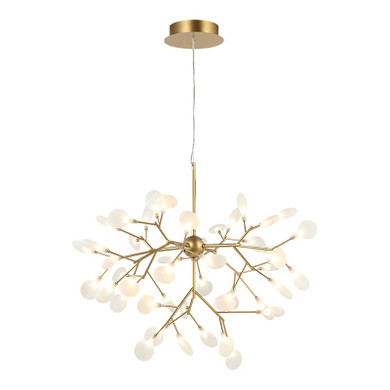 Mid. Chandeliers Starburst by Matteo Lighting ( 423 | C69836GL Hydragea Bloom ) 