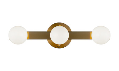 Bathroom Fixtures Three Lights by Matteo Lighting ( 423 | S14503AG Pizzazz ) 