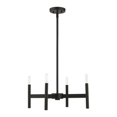 Mini Chandeliers Candle by Livex Lighting ( 107 | 51174-04 Copenhagen ) 