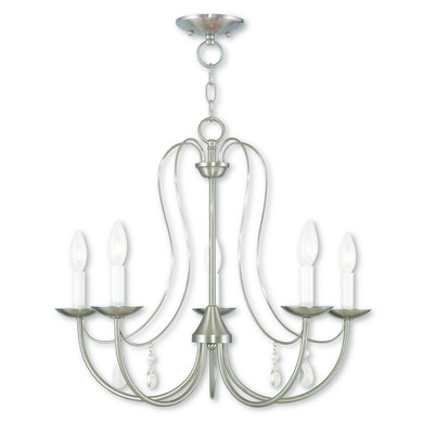 Mid. Chandeliers Candle by Livex Lighting ( 107 | 40865-91 Mirabella ) 