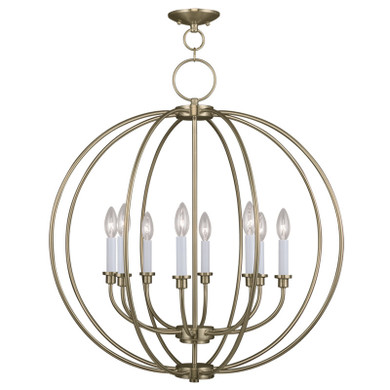 Mid. Chandeliers Sphere by Livex Lighting ( 107 | 4668-01 Milania ) 