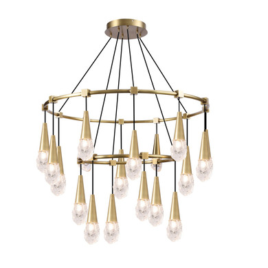 Large Chandeliers Multi-Port/Cascade by Kanova & Co. ( 508 | KCH3104-18BS Ayla ) 