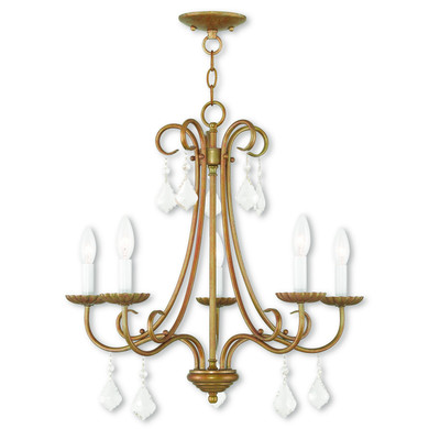 Mid. Chandeliers Candle by Livex Lighting ( 107 | 40875-48 Daphne ) 
