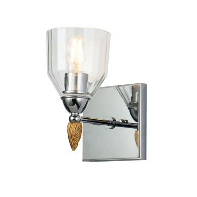 Sconces Single Glass by Lucas + McKearn ( 175 | BB1000PC-1-F2G Felice ) 