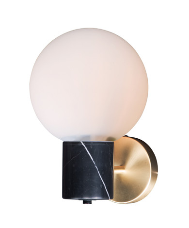 Sconces Single Glass by Maxim ( 16 | 26030SWSBRBK Vesper ) 