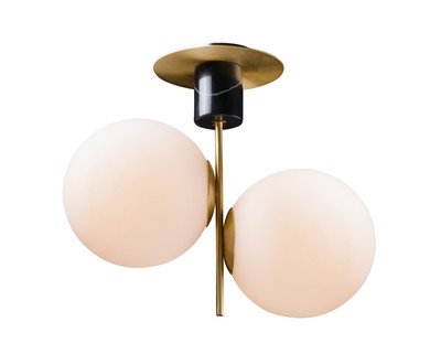 Semi-Flush Mts. Glass Down by Maxim ( 16 | 26032SWSBRBK Vesper ) 