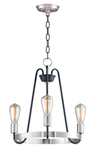 Mini Chandeliers Open Frame by Maxim ( 16 | 11733BKSN Haven ) 
