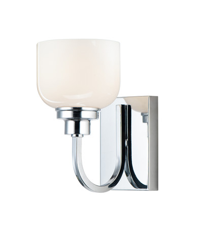 Sconces Single Glass by Maxim ( 16 | 26061WTPC Swale ) 