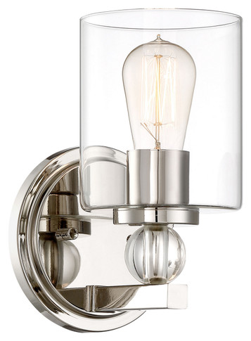 Sconces Single Glass by Minka-Lavery ( 7 | 3071-613 Studio 5 ) 