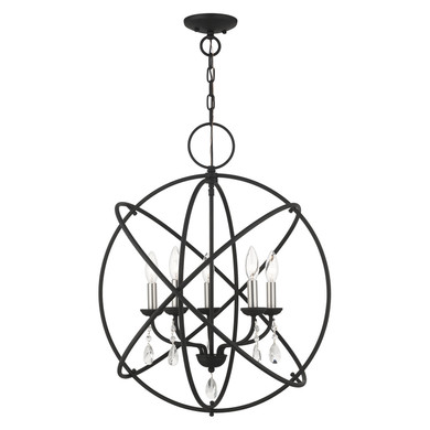 Mid. Chandeliers Candle by Livex Lighting ( 107 | 40905-04 Aria ) 