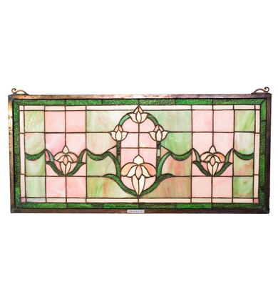 Home Accents Tiffany Windows/Wall Panels by Meyda Tiffany ( 57 | 98463 Tulips Transom ) 