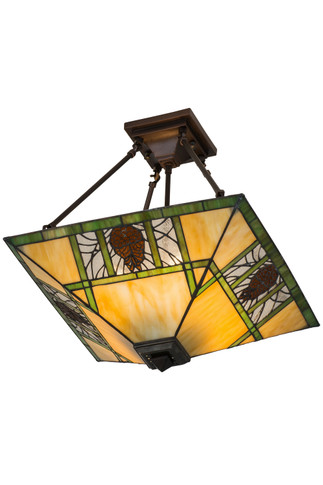 Semi-Flush Mts. Bowl Style by Meyda Tiffany ( 57 | 173628 Pinecone Ridge ) 