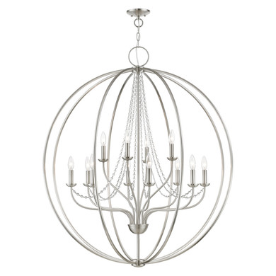 Large Chandeliers Candle by Livex Lighting ( 107 | 40919-91 Arabella ) 