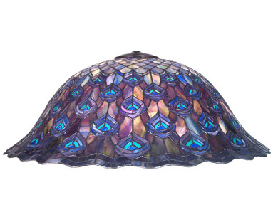 Shades Misc. Glass by Meyda Tiffany ( 57 | 12053 Tiffany Peacock Feather ) 