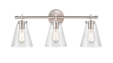 Bathroom Fixtures Three Lights by Millennium ( 59 | 8123-BN Aliza ) 