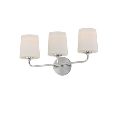 Bathroom Fixtures Three Lights by Maxim ( 16 | 12093SWSN Bristol ) 