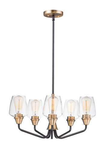 Mid. Chandeliers Glass Up by Maxim ( 16 | 26125CLBZAB Goblet ) 