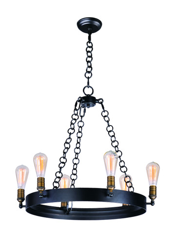 Mid. Chandeliers Candle by Maxim ( 16 | 26273BKNAB Noble ) 