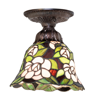 Semi-Flush Mts. Glass Down by Meyda Tiffany ( 57 | 276083 Begonia ) 