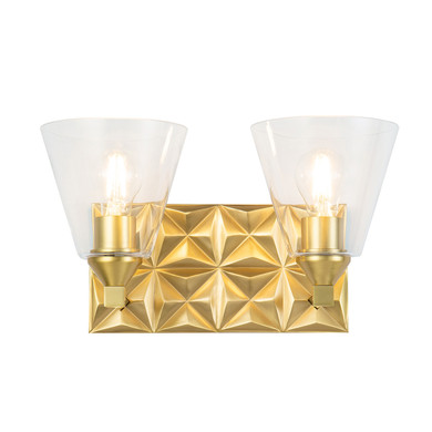 Bathroom Fixtures Two Lights by Lucas + McKearn ( 175 | BB1302AGB-2 Alpha ) 