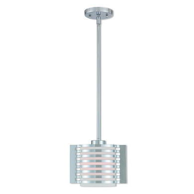 Mini Pendants Drum Shade by Livex Lighting ( 107 | 41031-05 Hilliard ) 