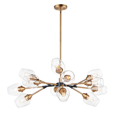 Large Chandeliers Glass Shade by Maxim ( 16 | 26347CLABBK Savvy ) 