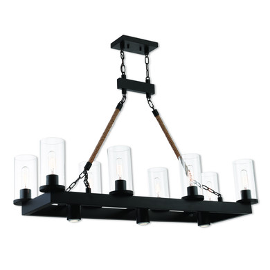 Large Chandeliers Glass Shade by Livex Lighting ( 107 | 41068-07 Metuchen ) 