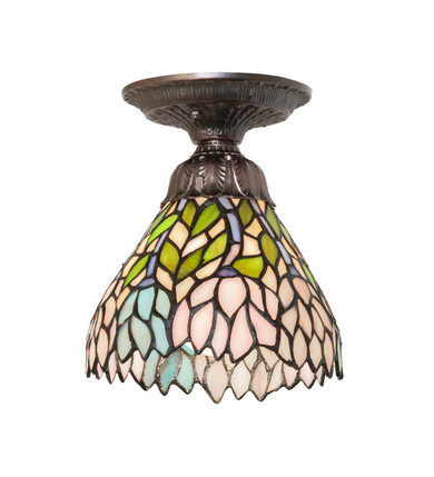 Semi-Flush Mts. Glass Down by Meyda Tiffany ( 57 | 276109 Wisteria ) 