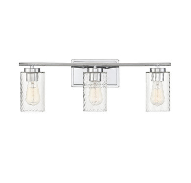 Bathroom Fixtures Three Lights by Meridian ( 446 | M80038CH Mbath ) 