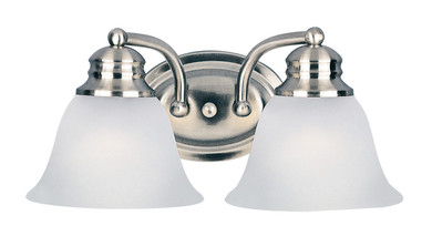 Bathroom Fixtures Two Lights by Maxim ( 16 | 2687FTSN Malaga ) 