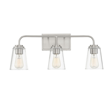 Bathroom Fixtures Three Lights by Meridian ( 446 | M80044BN Mbath ) 