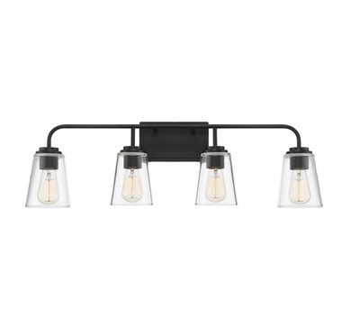 Bathroom Fixtures Four Lights by Meridian ( 446 | M80045MBK Mbath ) 