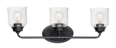 Bathroom Fixtures Three Lights by Maxim ( 16 | 12263CDBK Acadia ) 