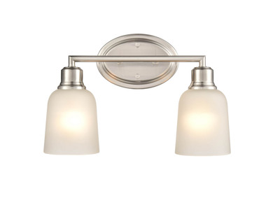 Bathroom Fixtures Two Lights by Millennium ( 59 | 2802-BN Amberle ) 