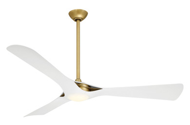 Fans Ceiling Fans by Minka Aire ( 15 | F668L-LBR/WHF Bridge ) 