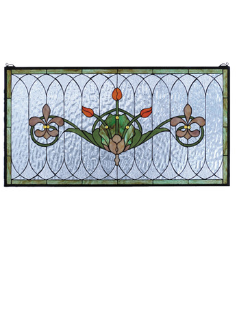 Home Accents Tiffany Windows/Wall Panels by Meyda Tiffany ( 57 | 68018 Tulip & Fleurs ) 