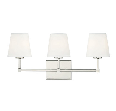 Bathroom Fixtures Three Lights by Meridian ( 446 | M80053PN ) 