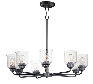 Mid. Chandeliers Glass Up by Maxim ( 16 | 12268CDBK Acadia ) 