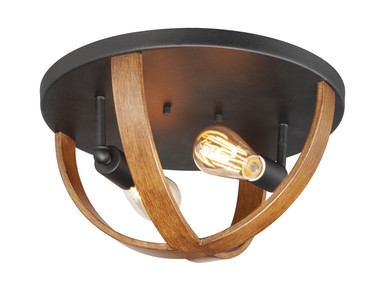 Flush Mounts Cage Style by Maxim ( 16 | 27570APBK Compass ) 