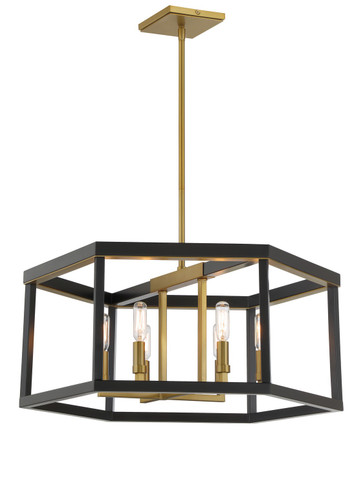 Mid. Chandeliers Drum Shade by Minka-Lavery ( 7 | 2116-726 Union Estates ) 