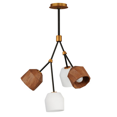 Mid. Chandeliers Geometric/Linear by Maxim ( 16 | 28274DBZAB Akimbo ) 