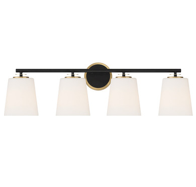 Bathroom Fixtures Four Lights by Meridian ( 446 | M80079MBKNB ) 